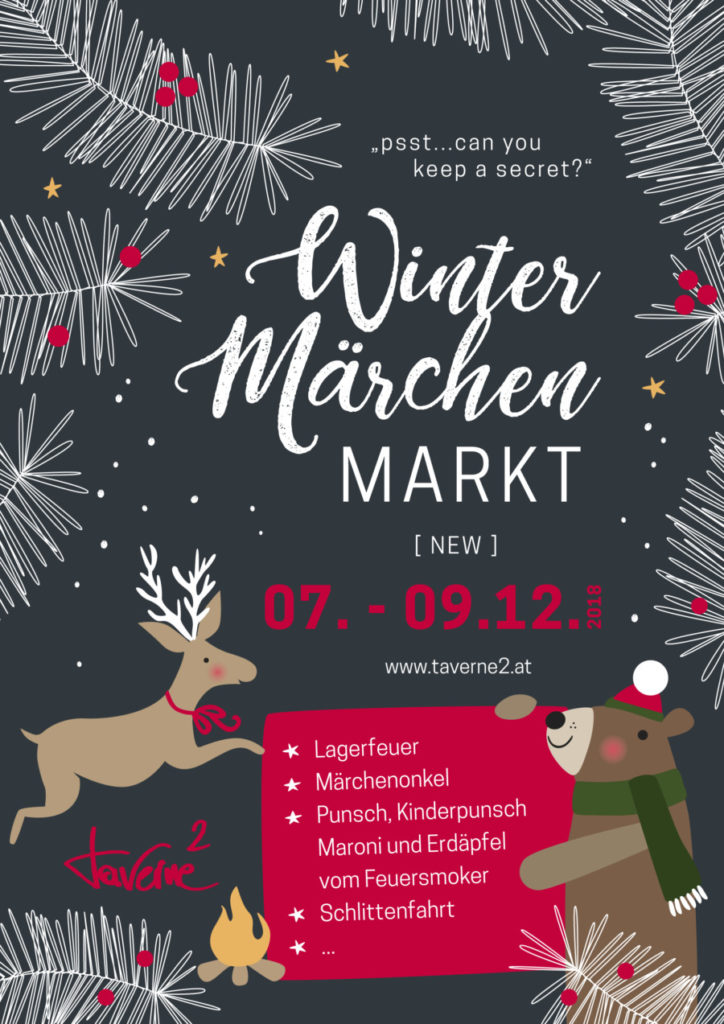 Flyer Winter Märchen Markt