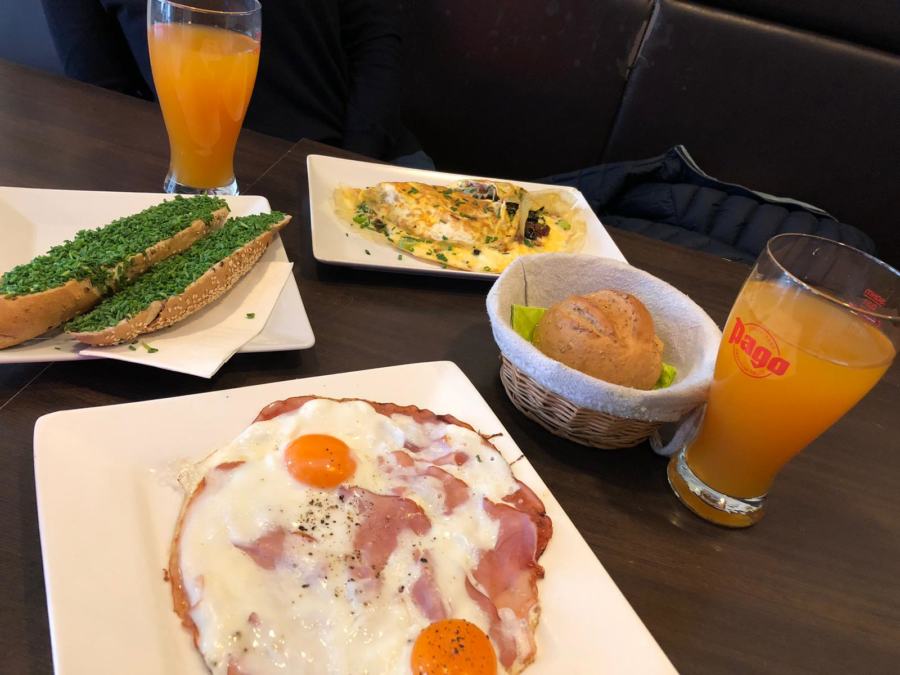 Frühstück an der Donau: das Süddeck in Tulln