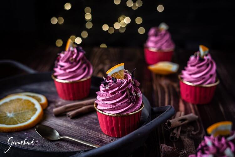Glühwein-Cupcakes