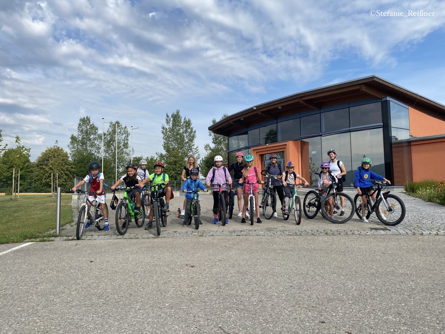 Radtour beim Camp in Muckendorf-Wolfpassing