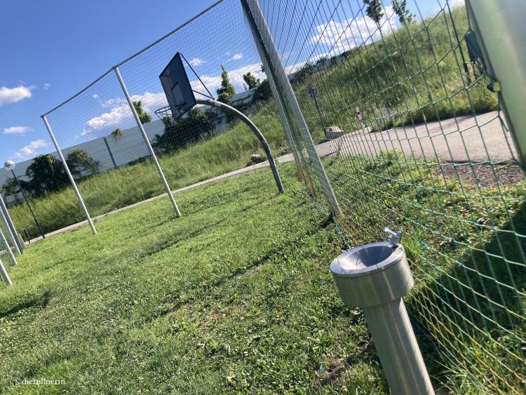 Basketball-Zone im "neuen Komponistenviertel" in Tulln
